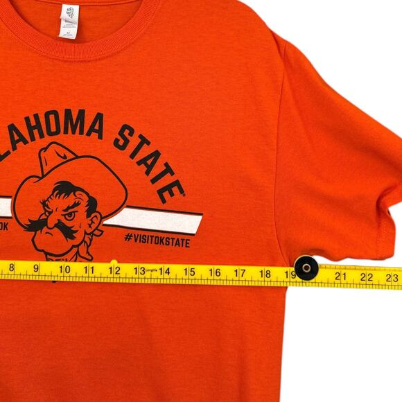 Jerzees OSU Orange Oklahoma State Graphic Short Sleeve T-shirt Medium - Picture 6 of 7